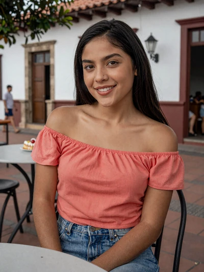 Milagros, 27, Uruguayan single from Punta del Este in white dress on the beach - verified dating profile