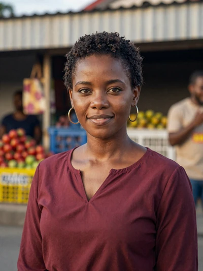 Tamara, 30, Afro-Guyanese single from Georgetown with short natural hair near Stabroek Market - verified dating profile