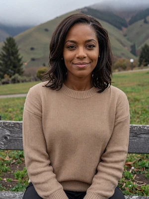 Nadine, 31, Jamaican woman from Mandeville in knit sweater at misty mountain park - Latin 312 Dating profile