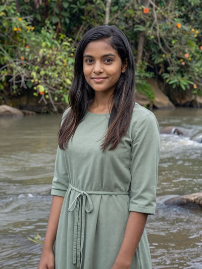 Reshma, 23, Indo-Guyanese woman from Bartica near tropical river with rainforest backdrop - Latin 312 Dating profile
